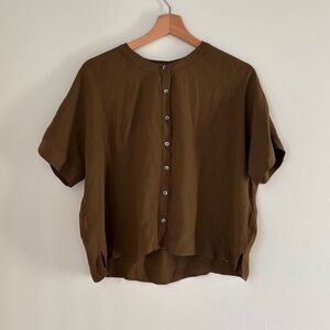 Madewell Button-Down Blouse Size S